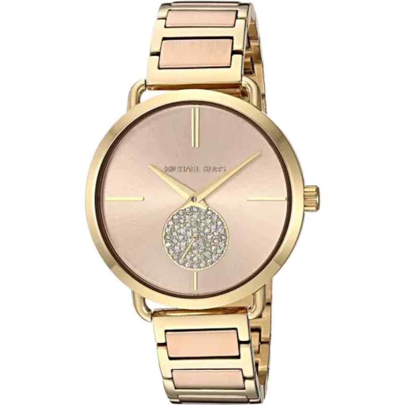 Michael Kors MK3706 Women's Rose Gold and Gold Stainless Steel Watch 36mm