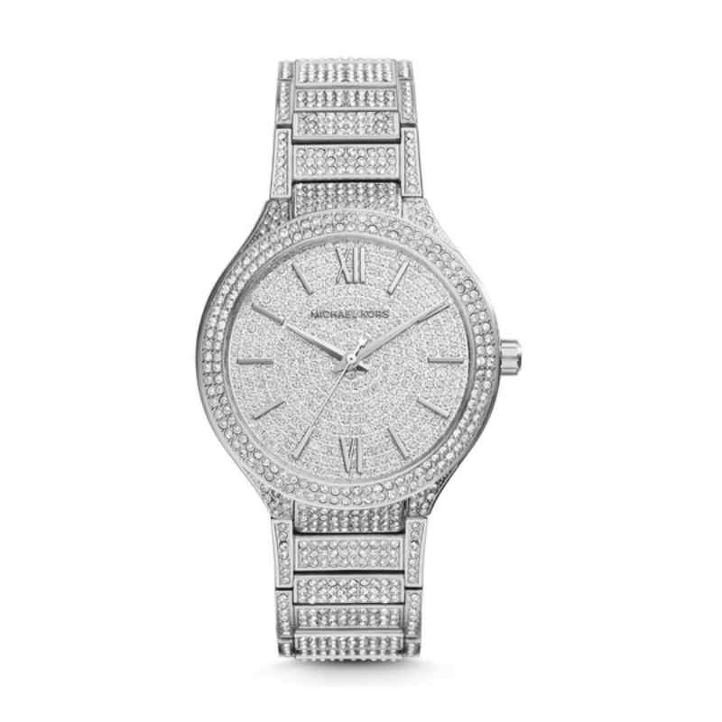 Michael Kors Lauryn Pave Silver Ladies' Watch MK3717