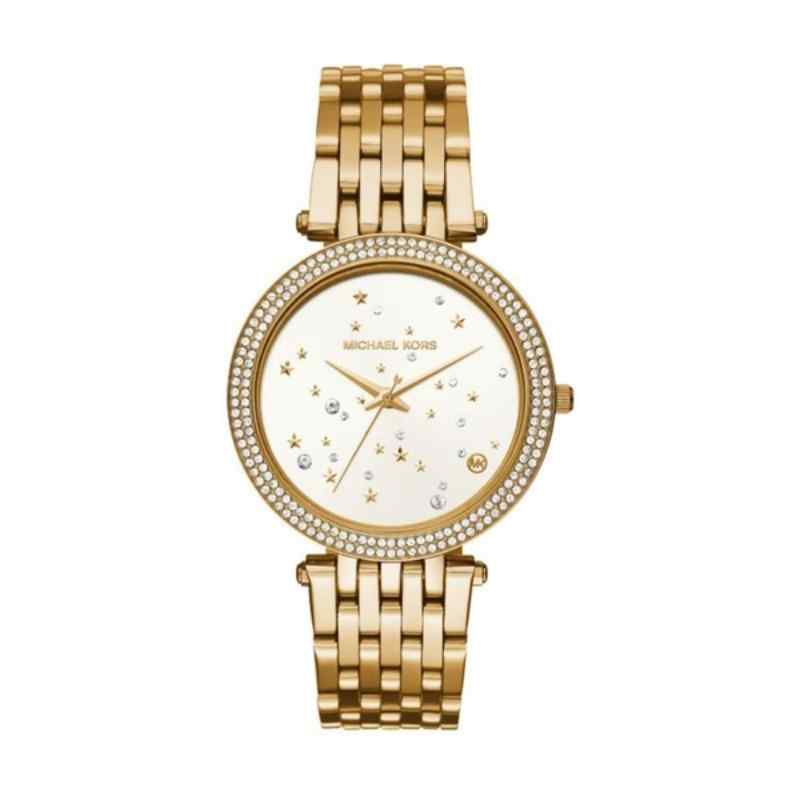Michael Kors Darci Gold Tone CrystalPaved Watch MK3727