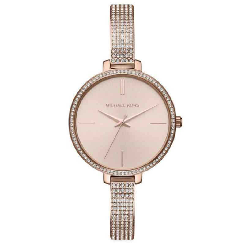 Michael Kors Jaryn Rose Gold Tone Crystal Watch MK3785