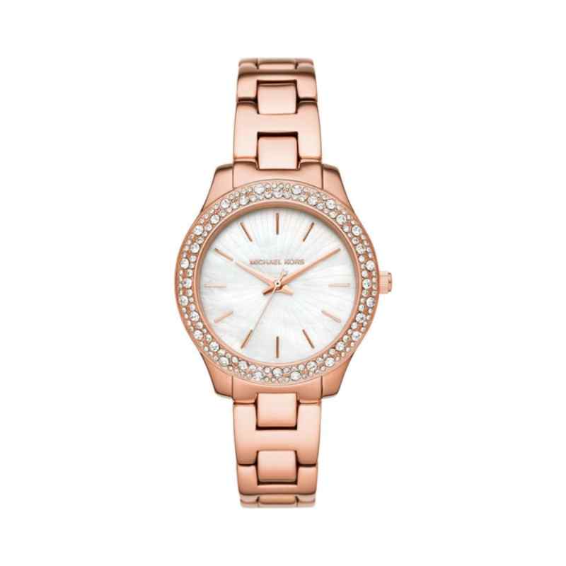 Michael Kors MK4557 Women's Mother of Pearl Dial Rose Gold Tone Watch