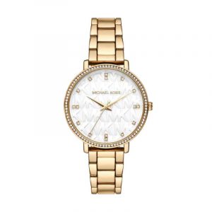 Michael Kors Pyper Three Hand Gold Tone Stainless Steel Women's Watch MK4666