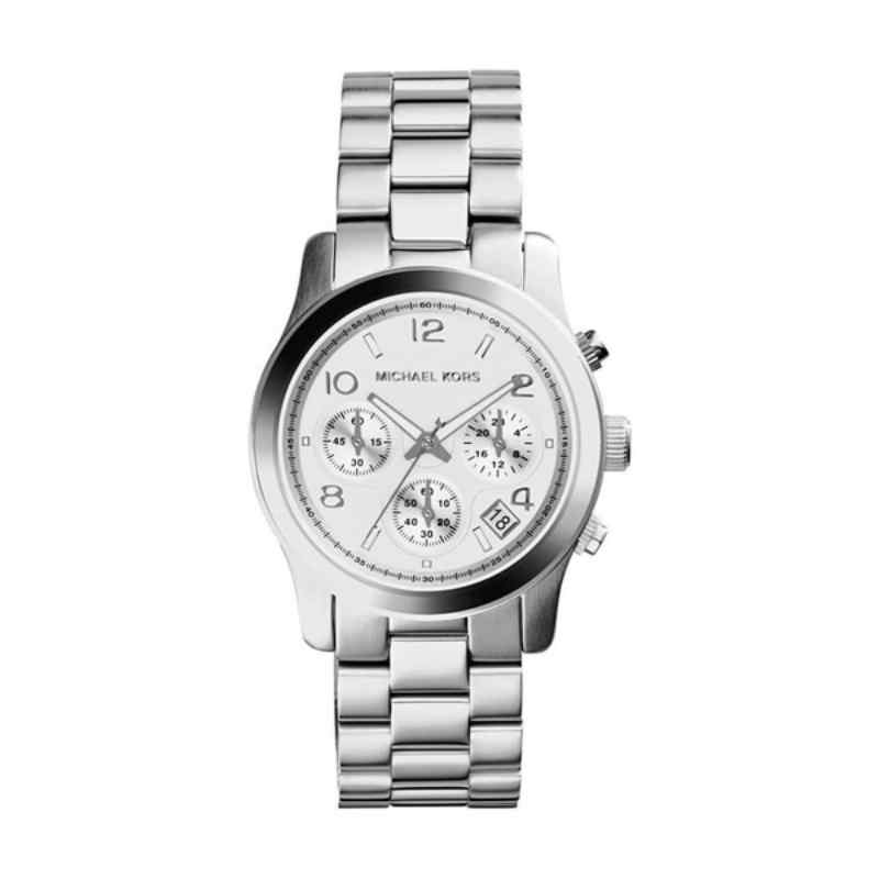 Michael Kors Runway Chronograph Silver Tone Ladies' Watch MK5076