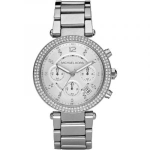Michael Kors Parker Chronograph White Dial Ladies Watch MK5353