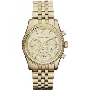 Michael Kors Lexington Chronograph Gold Tone Men's Watch MK5556