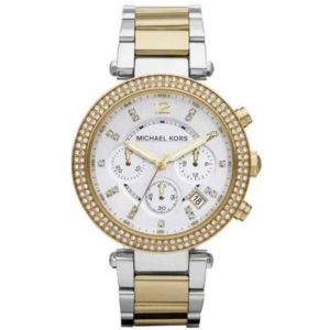 Michael Kors Parker MK5626 Two Tone Stainless Steel Chronograph Watch