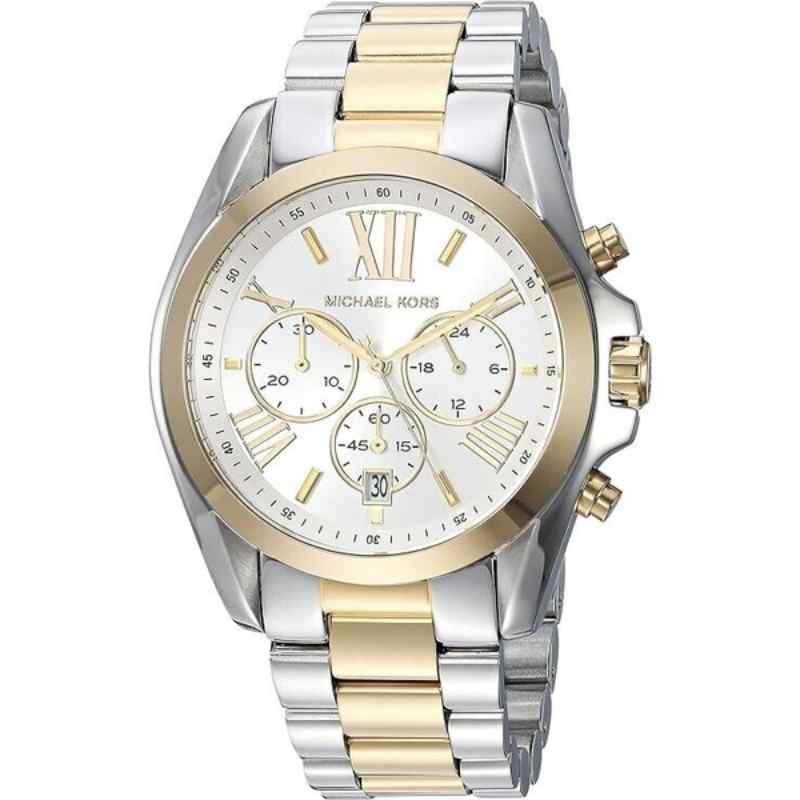 Michael Kors Bradshaw Chronograph White/Gold Men's Watch 43mm MK5627