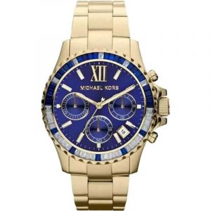 Michael Kors MK5754 Women's Gold and Blue Chronograph Watch