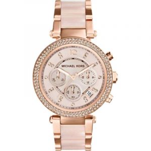 Michael Kors Parker Chronograph Rose Gold Tone Watch MK5896