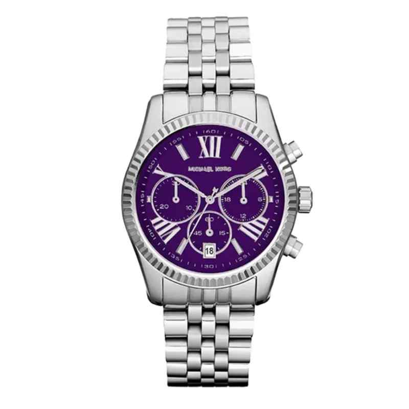 Michael Kors Lexington Chronograph Purple Dial Men's Watch MK6223