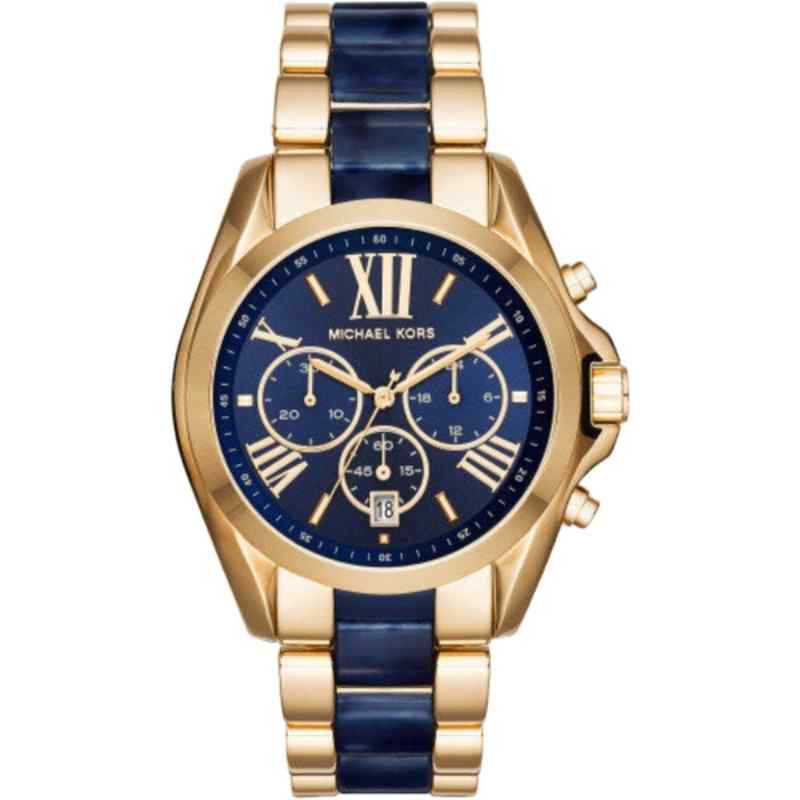 Michael Kors Bradshaw Chronograph Blue Stainless Steel Women's Watch MK6268