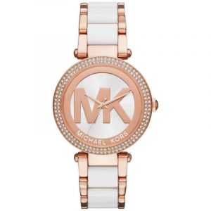 Michael Kors Parker Two Tone Rose Gold & Silver Watch MK6365 39mm