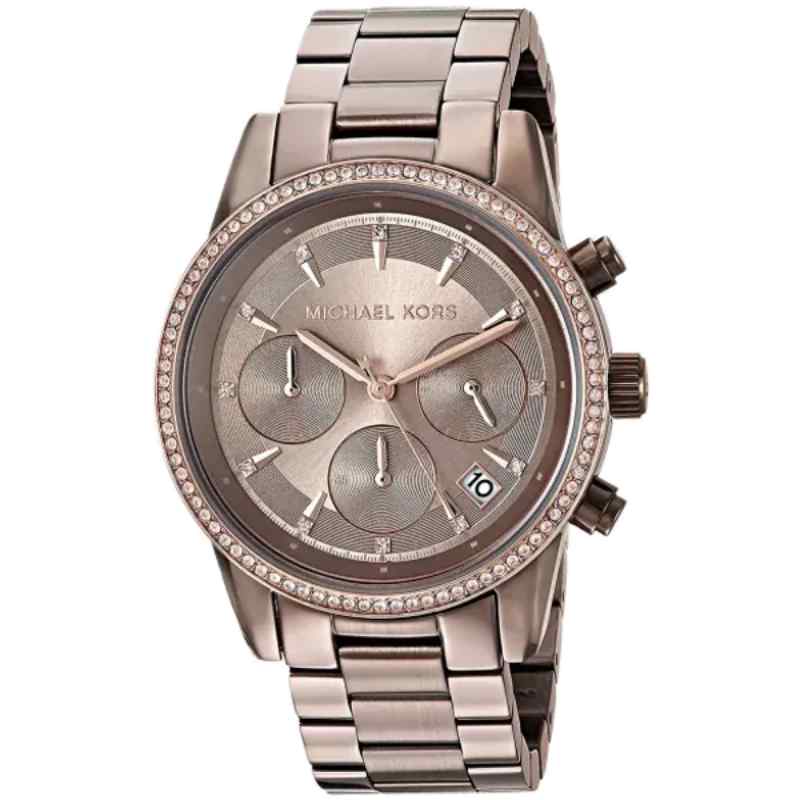 Michael Kors MK6529 Women's Brown Stainless Steel Watch 37mm