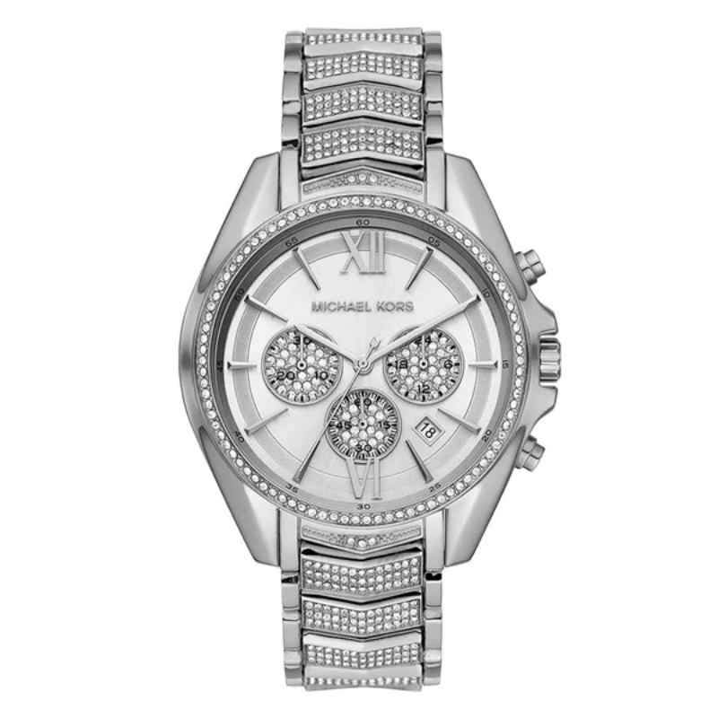 Michael Kors Whitney Chronograph Silver Tone Stainless Steel Women's Watch MK6728