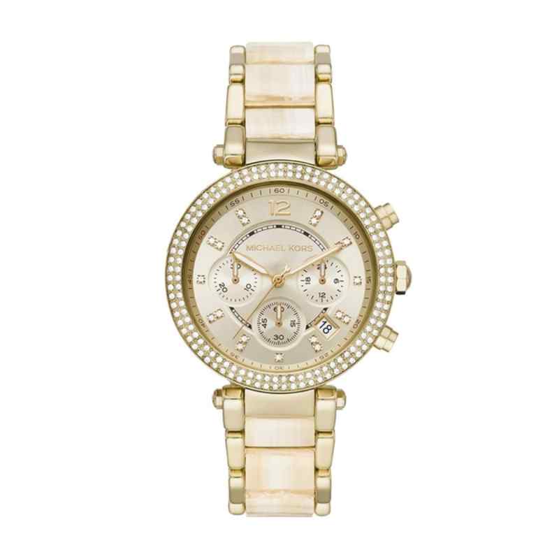 Michael Kors Parker Gold Tone Chronograph Women's Watch MK6831