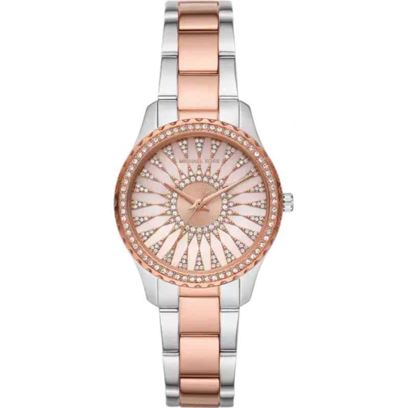 Michael Kors Layton MK6894 Women's Two Tone Pave Watch