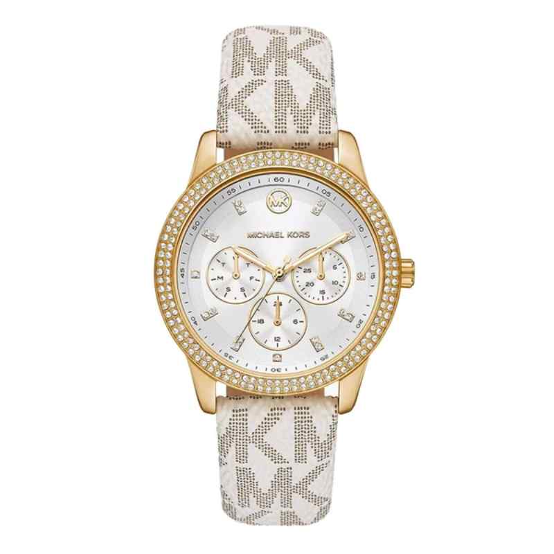 Michael Kors Women's Tibby Three Hand Gold Tone Watch MK6967