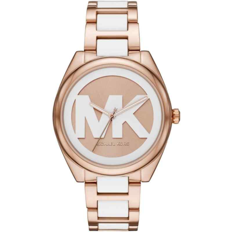 Michael Kors Women's Janelle Rose Gold Tone Stainless Steel Watch MK7134