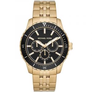Michael Kors Cunningham Multifunction Gold Stainless Steel Watch MK7154