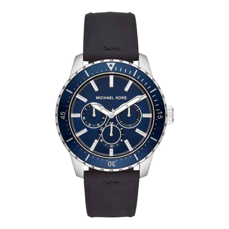 Michael Kors Cunningham MK7160 Men's Blue & Black Silicone Sport Watch