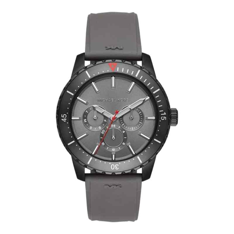Michael Kors Cunningham MK7164 Men's Multifunction Grey Silicone Watch
