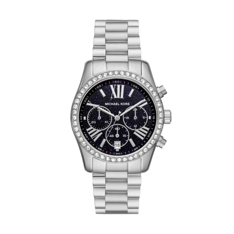 Michael Kors Jet Set Women's Blue Dial Silver Tone Stainless Steel Watch MK7277
