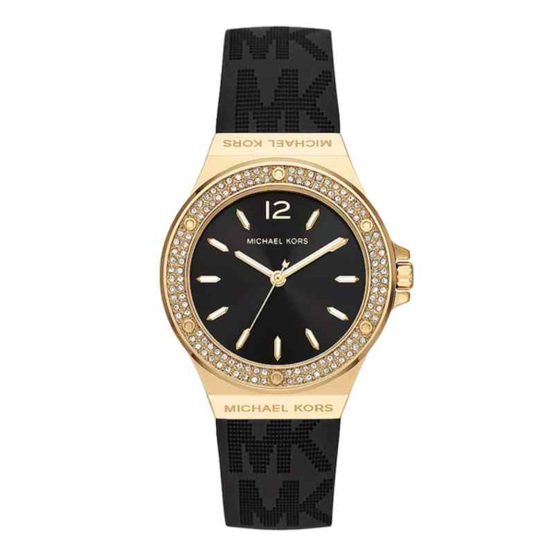 Michael Kors Lennox Pave Gold Tone Watch MK7281