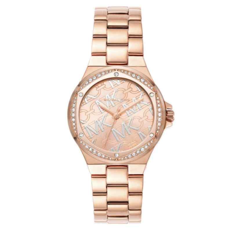 Michael Kors Lennox Rose Gold Tone Watch MK7405 37mm