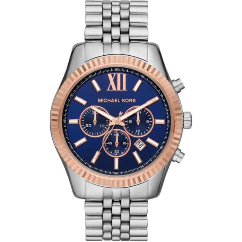 Michael Kors Lexington Chronograph Blue Dial Men's Watch MK8689