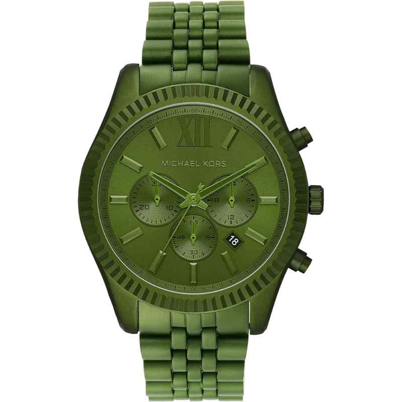 Michael Kors MK8790 Men's Lexington Green Round Aluminum Watch