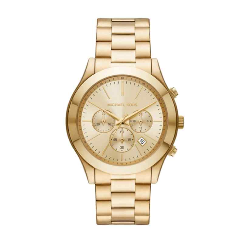 Michael Kors Slim Runway Chronograph Champagne Dial Men's Watch Gold MK8909