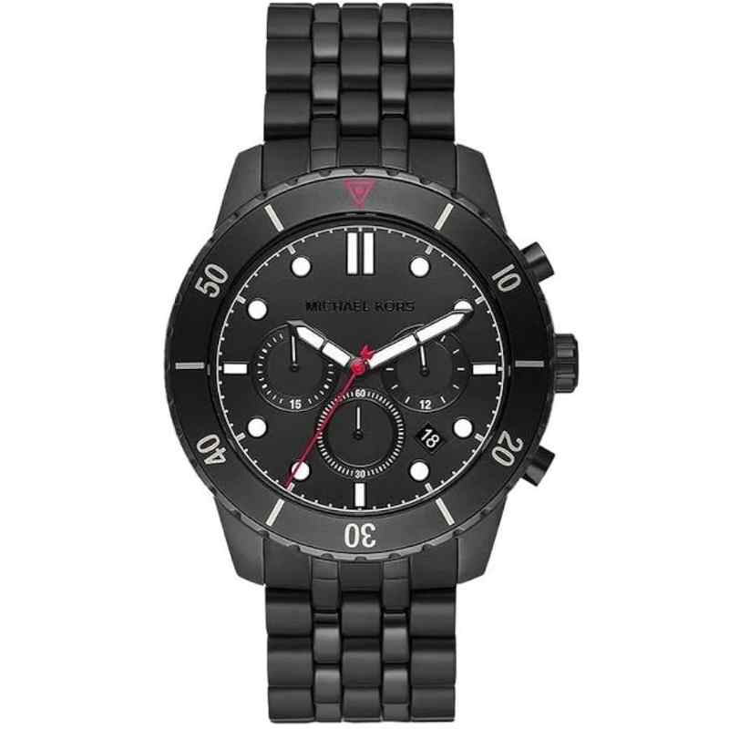 Michael Kors MK8965 Black Dial Black Stainless Steel Bracelet Men's Chronograph 44mm Watch