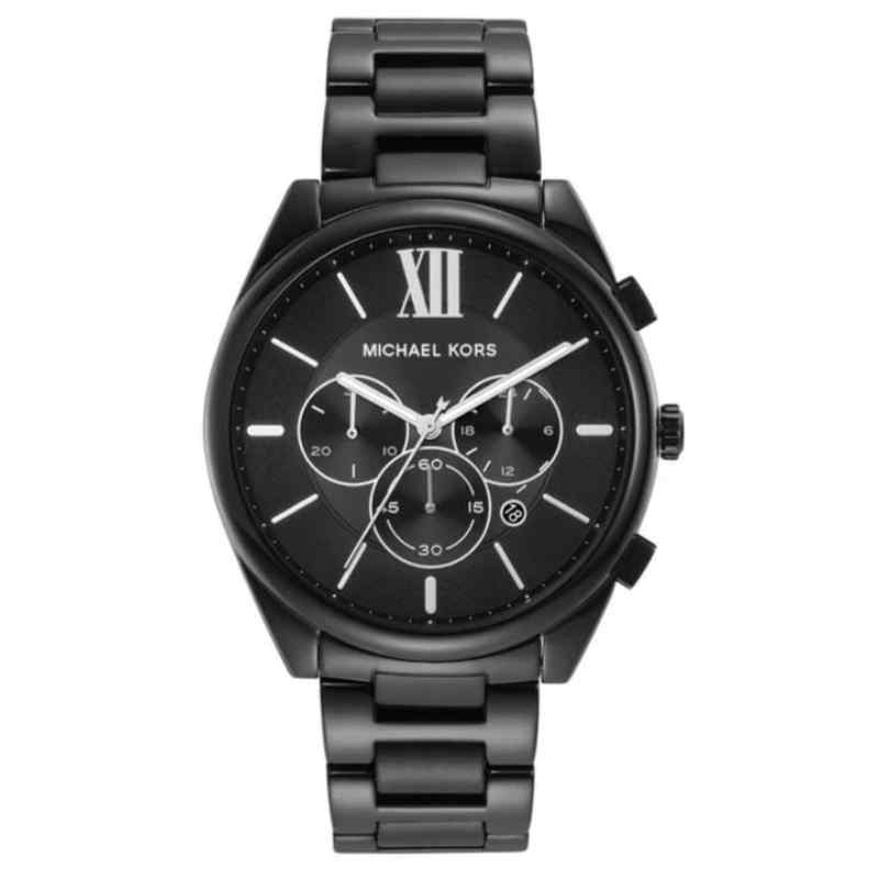Michael Kors MK8993 Men's Langford Chronograph Black Stainless Steel Bracelet Strap Watch