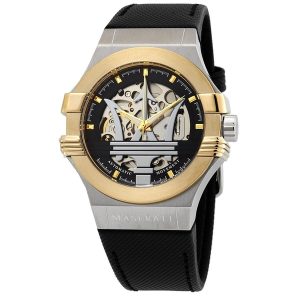 Maserati Potenza Automatic Skeleton Dial Men's Watch (R8821108037)