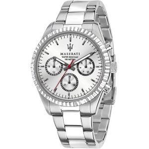 Maserati Men's R8853100018 Silver Tone Stainless Steel Quartz Watch