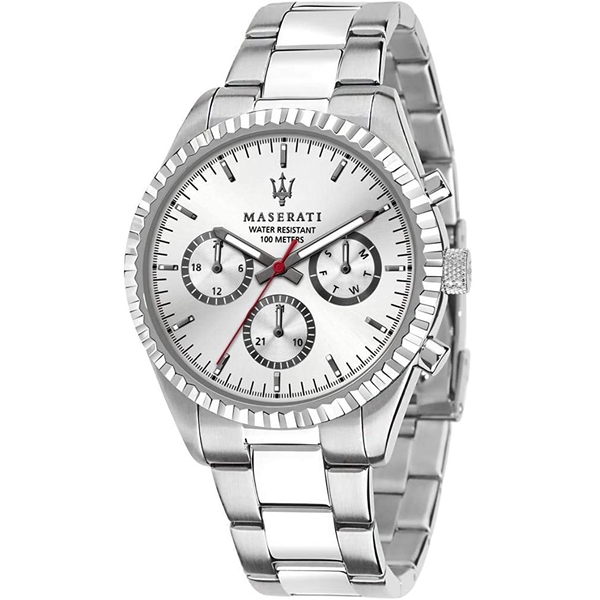 Maserati Men's R8853100018 Silver Tone Stainless Steel Quartz Watch