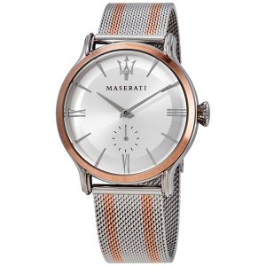 Maserati Epoca Men's Two-Tone Watch - Silver Dial (R8853118005)
