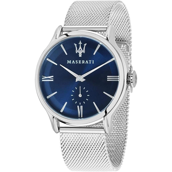 Maserati Epoca Men's Blue Dial Stainless Steel Watch R8853118006