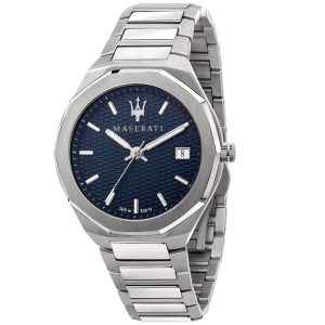 Maserati Men's Blue Stile Watch R8853142006 - 42mm Stainless Steel Quartz Watch