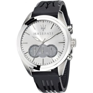 Maserati Traguardo Chronograph Men's Watch - Silver/Grey (R8871612012)