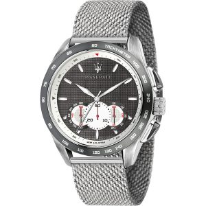 Maserati Traguardo Chronograph Men's Watch R8873612008 - Silver Tone Stainless Steel