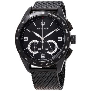 Maserati Traguardo Chronograph Black Dial Men's Watch