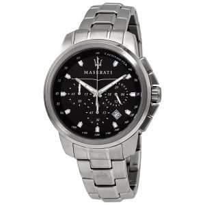 Maserati Successo Chronograph Black Dial Men's Watch