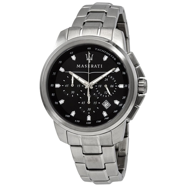Maserati Successo Chronograph Black Dial Men's Watch