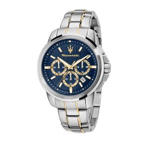 Maserati Men's Successo Blue Chronograph Watch R8873621016