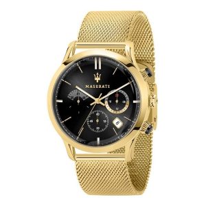 Maserati Ricordo Men's Gold-Tone Chronograph Watch R8873633003