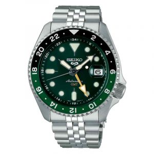 Seiko 5 Sports SKX GMT Bi-Colour Green Men's Watch