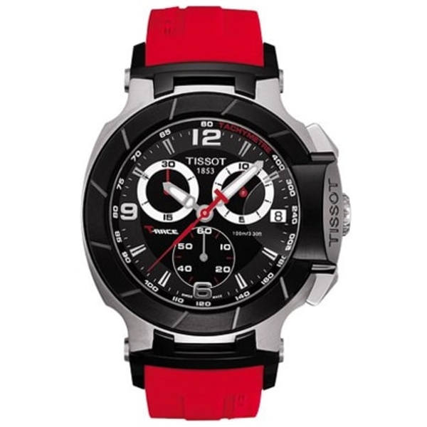 Tissot T-Race Chronograph Black and Red Quartz T048.417.27.057.01