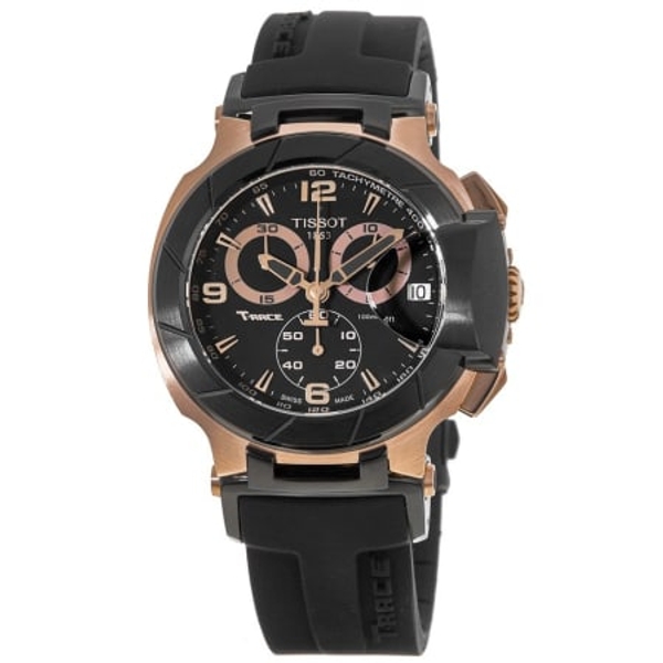 Tissot T-Sport T-Race Men's Black Rubber Strap Watch (45mm) - T048.417.27.057.06