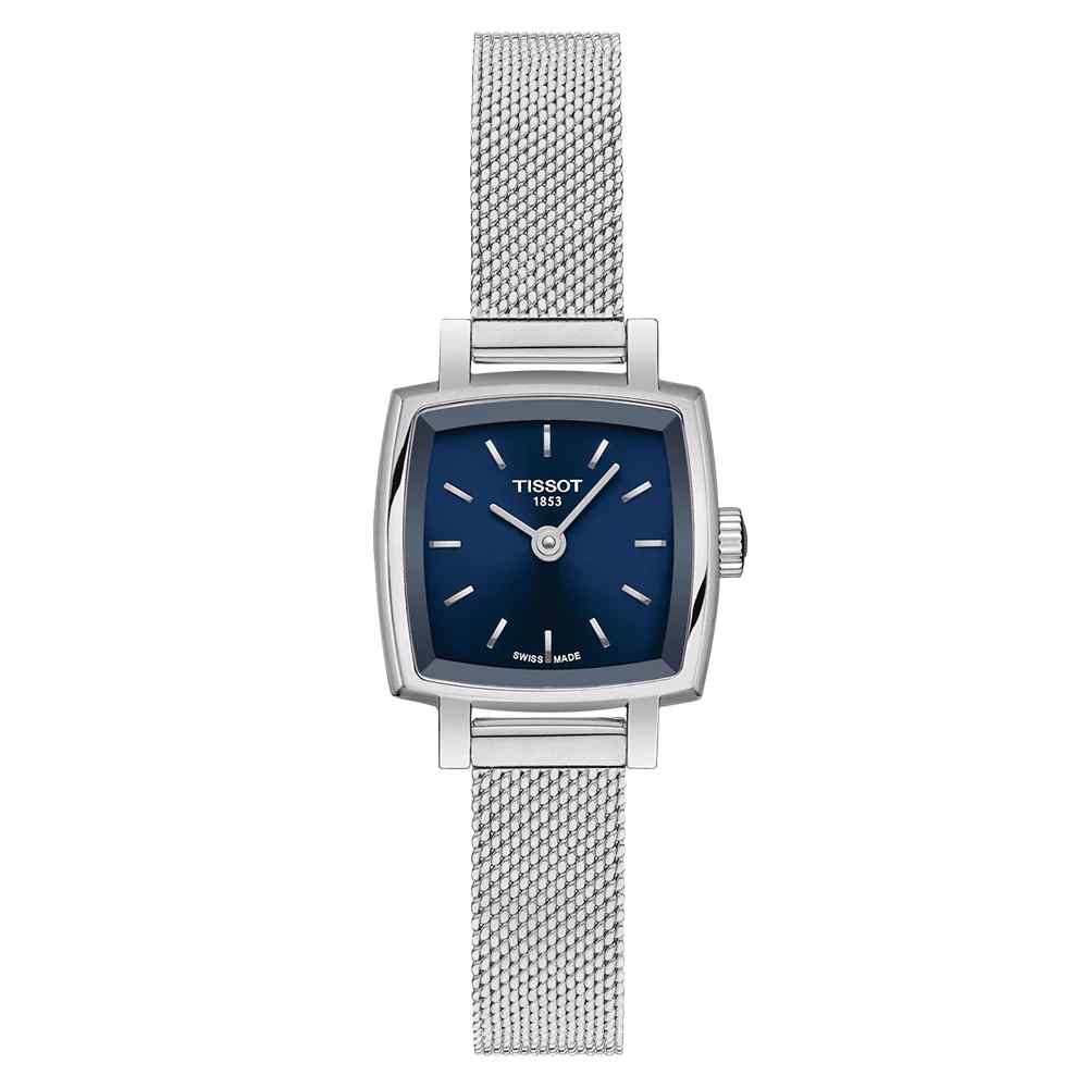 Tissot Lovely Square Blue Dial Stainless Steel Bracelet T058.109.11.041.00